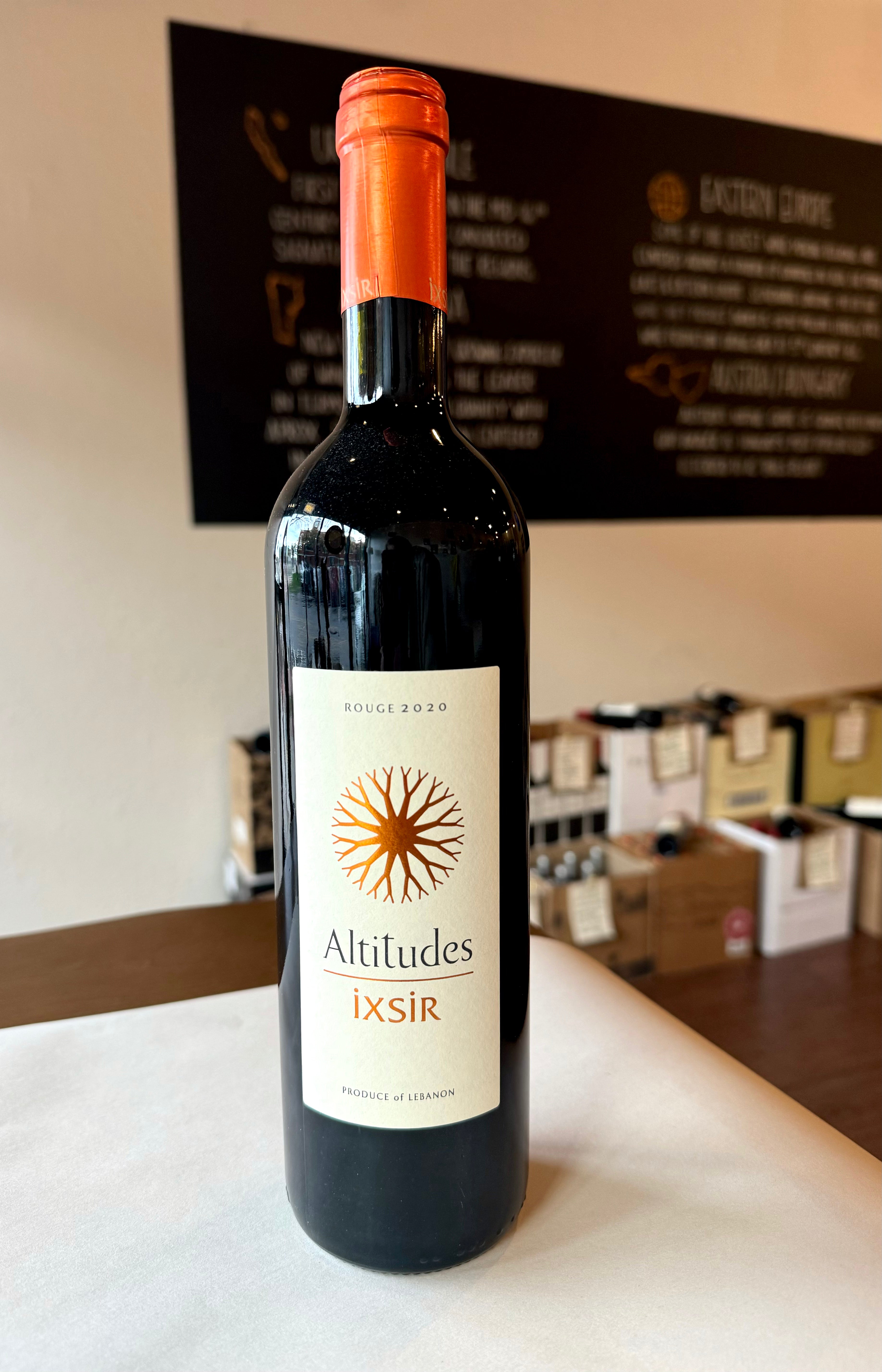 IXSIR Altitudes Red Blend.