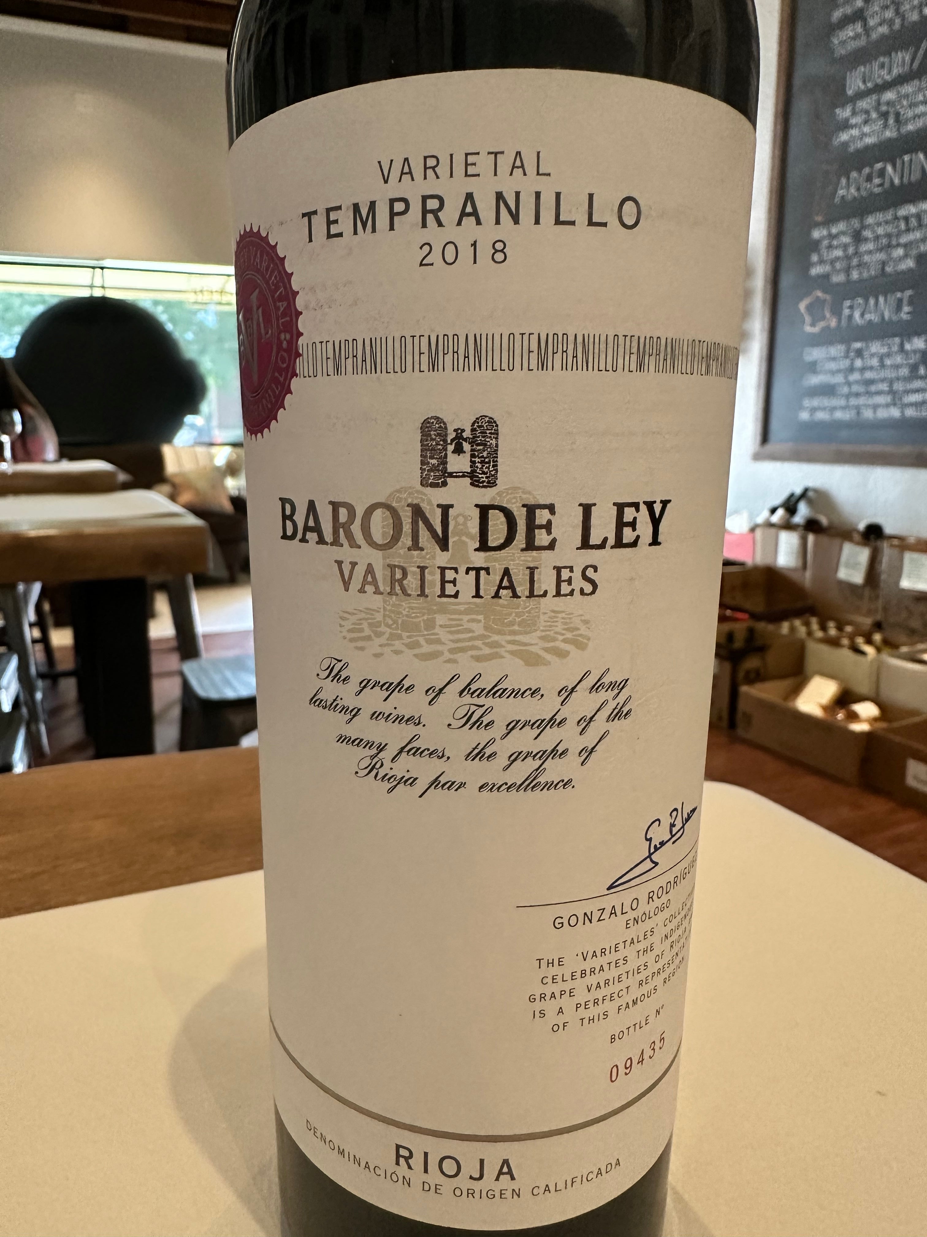 Baron De Ley Tempranillo